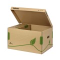 Контейнер архивный картонный Esselte Eco, коричневый