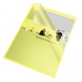 Папка-уголок А4 Esselte Standard, фактура "апельсин", 25 шт., желтая