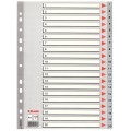 Разделитель листов А4 Esselte, пластик, 1-20 раздел, цифровой