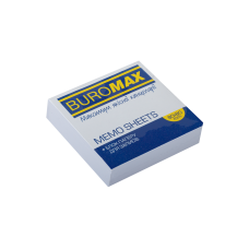Бумага для заметок 80х80 мм. Buromax Jobmax, 250 л., проклеенная, белая