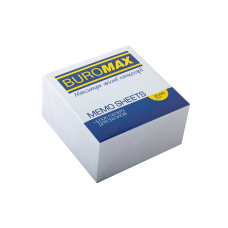 Бумага для заметок 90х90 мм. Buromax, 550 л., непроклеенная, белая
