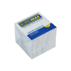 Бумага для заметок 90х90 мм. Buromax Jobmax, 1000 л., непроклеенная, белая