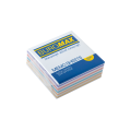 Бумага для заметок 80х80 мм. Buromax Радуга, 330 л., непроклеенная, цветная