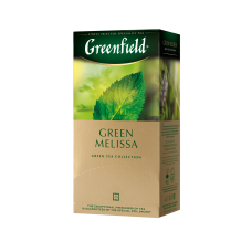 Чай зеленый Greenfield Green Melissa 1,5г, 25шт, пакетированный