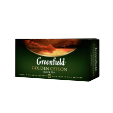 Чай черный Greenfield Golden Ceylon 2г, 25шт, пакетированный