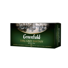 Чай черный Greenfield Earl Grey Fantasy 2г, 25шт, пакетированный