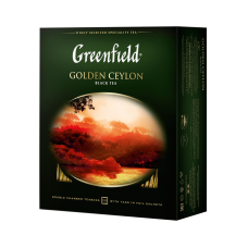 Чай черный Greenfield Golden Ceylon 2г, 100шт, пакетированный