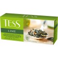 Чай зелёный Tess Lime 1,5г, 25шт, пакетированный