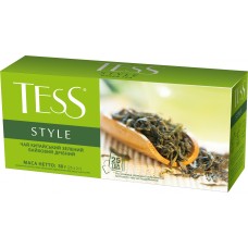 Чай зелёный Tess Style 1,8г, 25шт, пакетированный