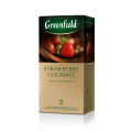 Чай черный Greenfield Strawberry Gourmet 1,5г, 25шт, пакетированный