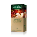 Чай черный Greenfield Vanilla Cranberry 1,5г, 25шт, пакетированный