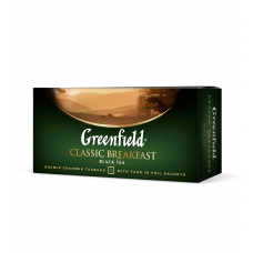 Чай черный Greenfield Classic Breakfast 2г, 25шт, пакетированный