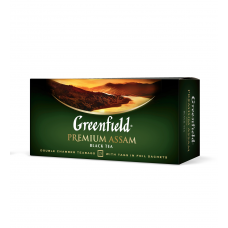 Чай черный Greenfield Premium Assam 2г, 25шт, пакетированный
