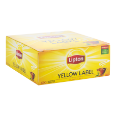 Чай черный Lipton Yellow Label 2г, 100шт, пакетированный