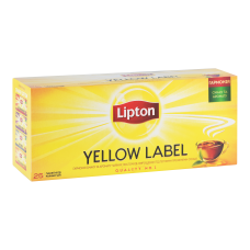 Чай черный Lipton Yellow Label 2г, 25шт, пакетированный