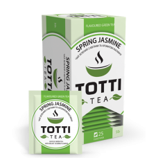 Чай зелёный Totti Tea Весенний жасмин 2г, 25шт, пакетированный