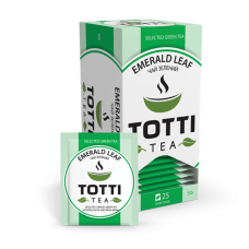 Чай зелёный Totti Tea Изумрудный лист 2г, 25шт, пакетированный