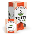 Чай черный Totti Tea Магия Цейлона 2г, 25шт, пакетированный