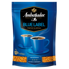 Кофе растворимый Ambassador Blue Label, 60г
