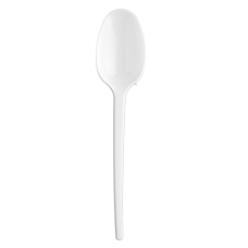 Ложки столовые одноразовые Buroclean, белые, 100 шт.