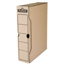 Короб архивный картонный Fellowes "R-Kive Basics", 80 мм, крафт