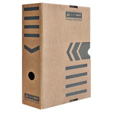 Короб архивный картонный Buromax "Jobmax", 100 мм, крафт