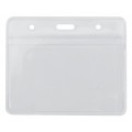Бейдж горизонтальный Optima, замок zip lock, PVC, 108х70 мм