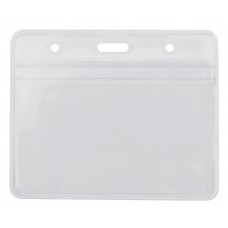 Бейдж горизонтальный Optima, замок zip lock, PVC, 108х70 мм