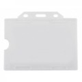 Бейдж горизонтальный Optima, PP+PVC, 105х74 мм