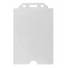 Бейдж вертикальный Optima, PP+PVC, 74х105 мм