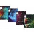 Папка А4 с 10 файлами Optima "Universe", ассорти