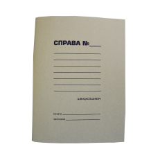 Папка-скоросшиватель бумажный А4 "Дело" Buromax, 0,35 мм