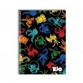 Блокнот Cool for school, А5, 48 л., серия "Rio", боковая спираль, ассорти