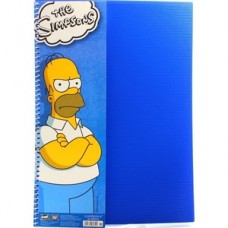 Блокнот Cool for school, А4, 80 л., серия "Simpsons", боковая спираль, синий
