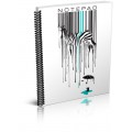 Блокнот студенческий Economix "Zebra", А5, 60 л., боковая спираль
