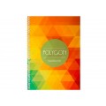 Блокнот Economix "Polygon", А5, 60 л., боковая спираль