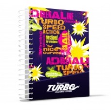 Блокнот Cool for school, А5, 48 л., серия "Turbo", боковая спираль, сиреневый