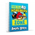 Блокнот Cool for school, А5, 48 л., серия "Angry Birds", боковая спираль, голубой