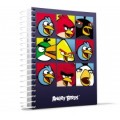 Блокнот Cool for school, А4, 80 л., серия "Angry Birds", боковая спираль, серый
