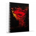 Блокнот Cool for school, А4, 80 л., серия "Superman", боковая спираль, красный