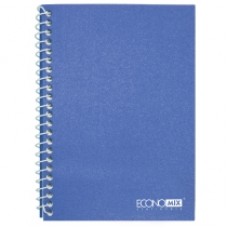 Блокнот Economix, А5, 80 л., боковая спираль, синий