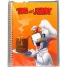 Блокнот Cool for school, А5, 48 л., серия "Tom and Jerry", боковая спираль, желтый