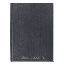 Блокнот Economix "Текстиль", А6, 80 л., шитье на нитку, темно-серый