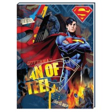 Блокнот Cool for school, А6, 80 л., серия "Superman", шитье на нитку