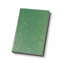 Блокнот Optima "Нежность", А6, 80 л., шитье на нитку, зеленый