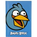 Блокнот Cool for school, А6, 80 л., серия "Angry Birds", шитье на нитку, голубой