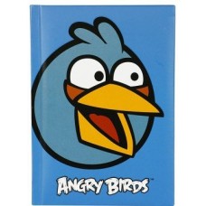 Блокнот Cool for school, А6, 80 л., серия "Angry Birds", шитье на нитку, голубой