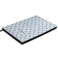 Блокнот деловой Buromax Relax, А5, 96л., мягкая обложка, серебряный