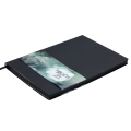Блокнот деловой Buromax Touch Me Logo2u, А5 , 96л., мягкая обложка, черный
