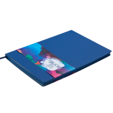 Блокнот деловой Buromax Touch Me Logo2u, А5 , 96л., мягкая обложка, темно-синий